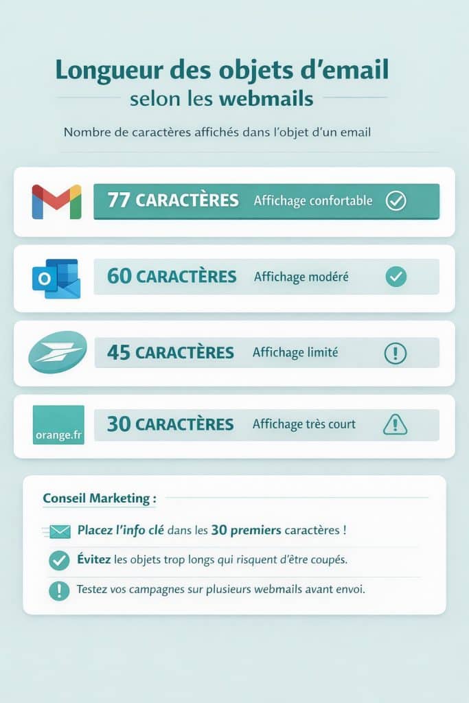 contenu de newsletter objet